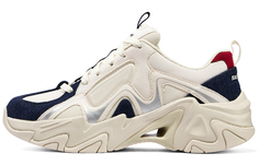 Кроссовки мужские толстые низкие белые/синие/красные Skechers