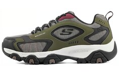 Обувь для жизни Мужская низкая Оливково-зеленая Skechers