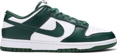 Кроссовки Nike Dunk Low Michigan State, зеленый