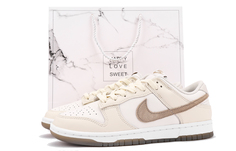 Кроссовки Nike Dunk Skateboarding Shoes Men Low-top Beige/White/Brown, коричневый