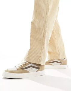 Коричнево-разноцветные кроссовки Vans Rowley Classic