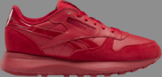 Кроссовки wmns classic leather sp flash red Reebok, красный