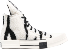 Кроссовки Converse Rick Owens x DRKSHDW TURBODRK Chuck 70 High Zebra, белый