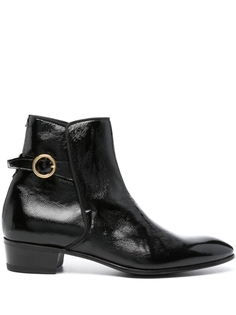 Lardini ботинки с жатым эффектом, черный