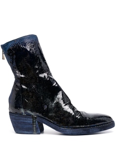 Guidi лакированные ботинки, синий
