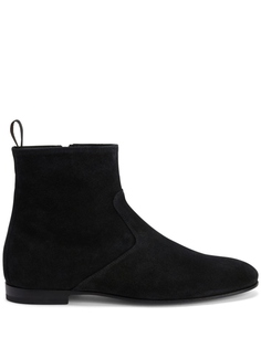 Giuseppe Zanotti бархатные ботинки, черный