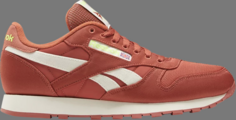 Кроссовки classic leather baked earth Reebok, апельсин