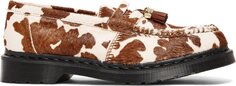 Кроссовки Supreme x Penton Tassel Loafer Cow Print, коричневый Dr Martens