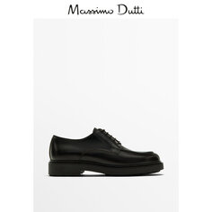 Кроссовки мужские Massimo Dutti на шнуровке, коричневый