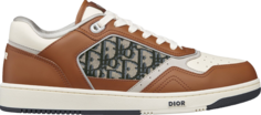 Кроссовки Dior B27 Low Dior Oblique - Brown Cream, коричневый