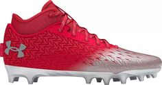 Мужские футбольные бутсы Under Armour Spotlight Clone 4.0 MC, красный