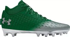 Мужские футбольные бутсы Under Armour Spotlight Clone 4.0 MC, зеленый