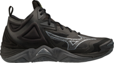 Кроссовки Wave Momentum 3 Mid Black Grey, черный Mizuno
