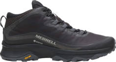 Кроссовки Moab Speed Mid GORE-TEX Black Asphalt, черный Merrell