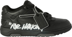 Кроссовки Off-White Out of Office For Walking - Black White 2023, черный