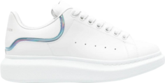 Кроссовки Alexander McQueen Oversized Sneaker White Paradise Blue, белый