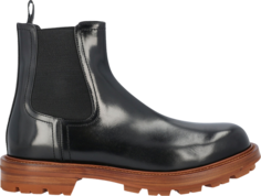 Кроссовки Alexander McQueen Chelsea Boot Black Cedar Brown, черный