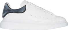 Кроссовки Alexander McQueen Oversized Sneaker Transparent Heel - White Black, белый