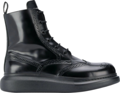 Кроссовки Alexander McQueen Hybrid Brogue Boot Black, черный