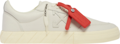 Кроссовки Off-White Vulc Sneaker Off White Leather, белый