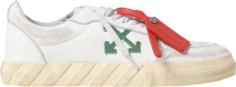 Кроссовки Off-White Vulc Sneaker White Green, белый