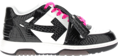 Кроссовки Off-White Out of Office Croc - Black White 2023, белый