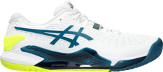 Кроссовки Gel Resolution 9 White Restful Teal, белый Asics