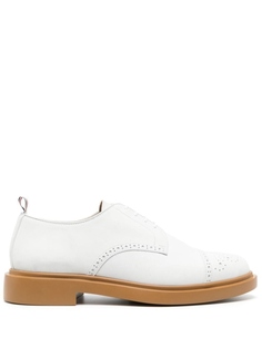 Thom Browne cap-top Derby shoes, белый