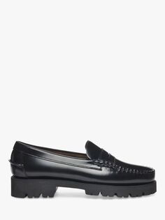 Кожаные лоферы Dan Lug Sebago, черный
