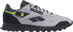 Кроссовки Classic Leather Winterized - Cold Grey Green, серый Reebok