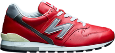 Кроссовки New Balance 996 Smooth Leather Red, красный