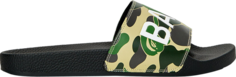 Кроссовки ABC Camo Slide Green Text, зеленый Bape