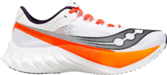 Кроссовки Endorphin Pro 4 White Black Orange, белый Saucony