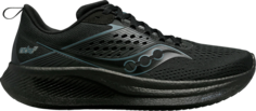 Кроссовки Ride 17 Triple Black, черный Saucony