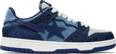 Кроссовки Sk8 Sta Denim, синий Bape