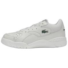 Кроссовки LACOSTE Lifestyle Shoes Men Low-top Beige, цвет Off White