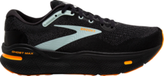 Кроссовки Ghost Max Black Blue, черный Brooks