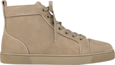 Кроссовки Christian Louboutin Louis Flat High Saharan, коричневый