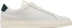 Кроссовки Common Projects Retro Low White Green, белый