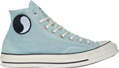Кроссовки Stussy x Our Legacy x Chuck 70 High Pool Blue, синий Converse
