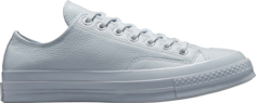 Кроссовки Chuck 70 Mono Leather Low Summer - Faint Blue, синий Converse