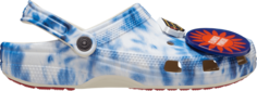 Кроссовки Levis x Classic Clog Tie-Dye, синий Crocs