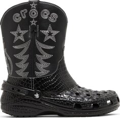 Кроссовки Classic Cowboy Boot Black, черный Crocs