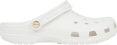 Кроссовки JJJJound x Classic Clog White, белый Crocs