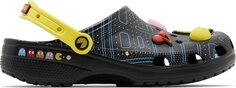 Кроссовки Pac-Man x Classic Clog Maze, черный Crocs