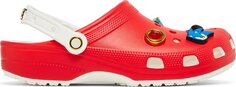 Кроссовки Sonic The Hedgehog x Classic Clog Sonics Shoes, красный Crocs