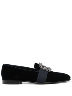 Manolo Blahnik лоферы Carlton, синий