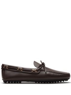 Car Shoe мокасины с бантом, коричневый