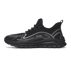 Кроссовки Jeep Lifestyle Shoes Men Low-top Gray, черный