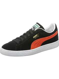 Кроссовки на шнуровке Puma, цвет black/cherry tomato